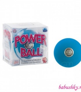 Вибрирующий Шарик Vibrating Power Ball Blue (Голубой) для вагинального отверстия